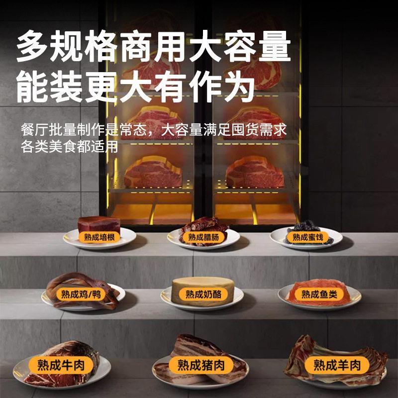 厂家直供精准控温湿式牛肉熟成柜深海鱼牛排肉质新鲜商用排酸柜