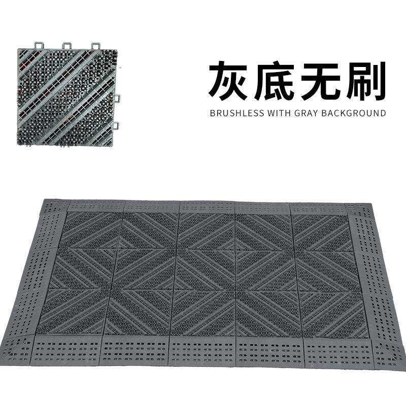 防尘防滑镂空三合一地垫可水洗拼接组合地垫酒店商场门口入户地垫