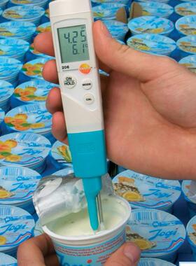 testo 206-PH2酸碱度计德图便携式液体半固体笔式PH计testo206PH2