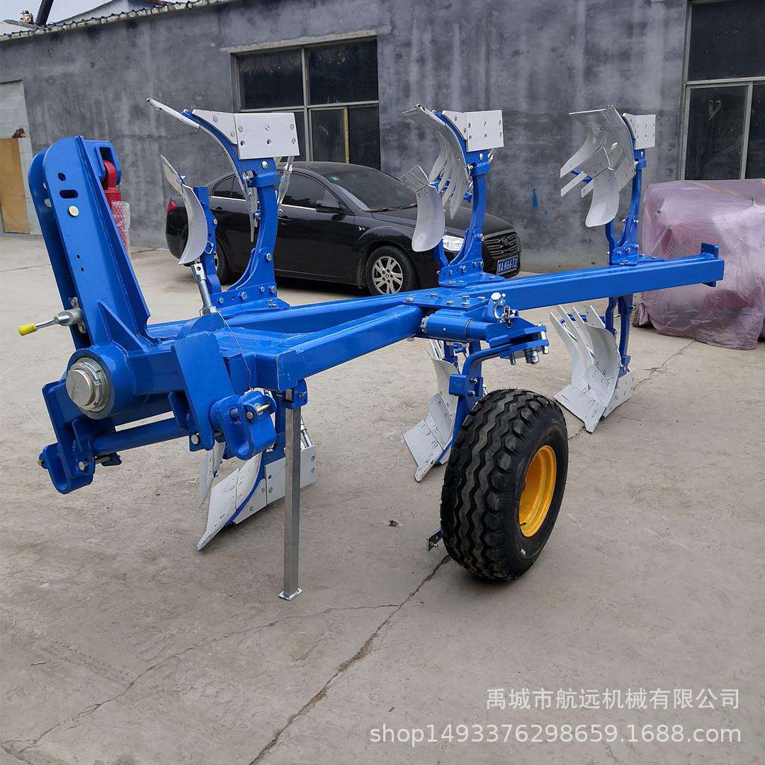 大型液压翻转犁 140-180马力拖拉机带的350型耕地铧式犁 间距可调