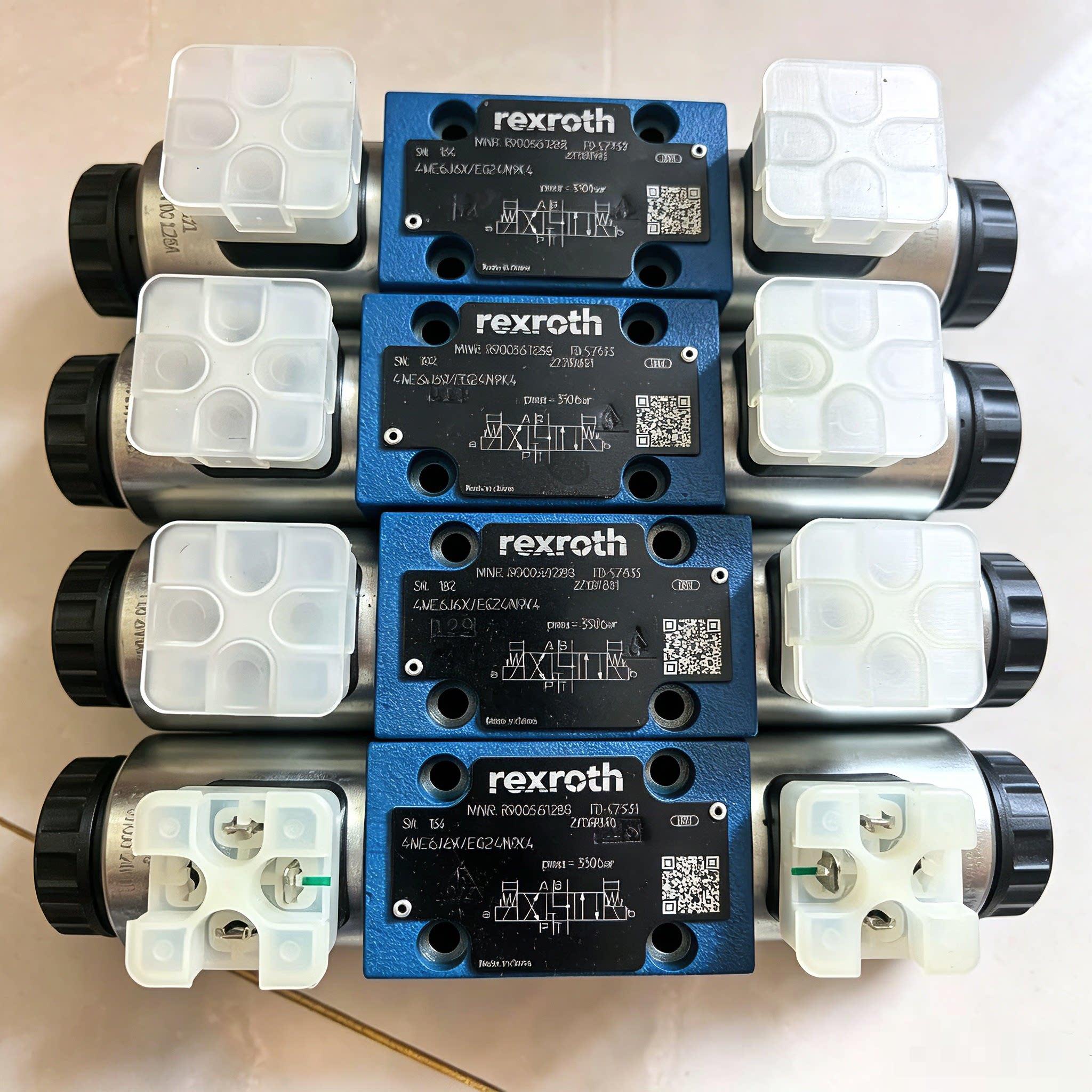 正品力士乐电磁换向阀4WE6D6X/EG24液压阀4WE6E6J6X/EG246H6G6E1X