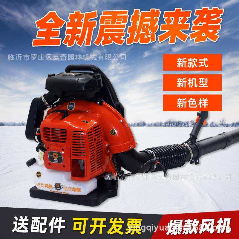 英奇 LH-990 新款 背负式汽油吹风机大棚吹雪道路清扫风力灭火机