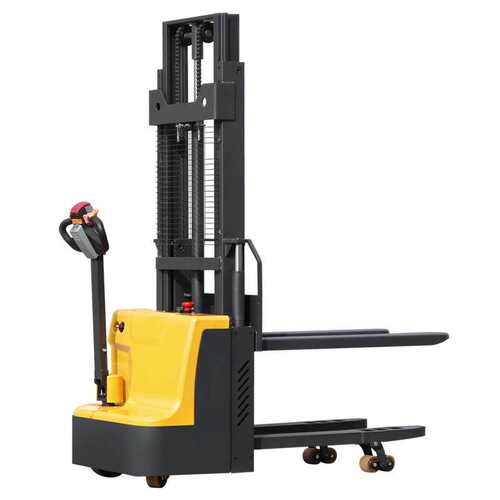 海之力双起升2T电动堆高车站驾式全电动叉车1.5T液压forklift
