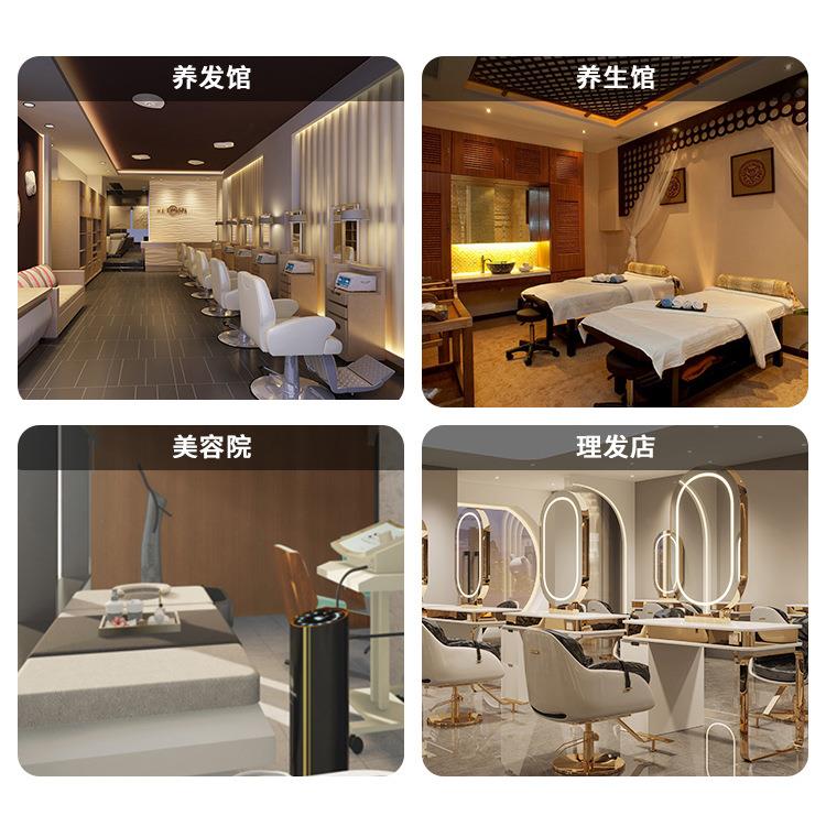 理发店镜台柜工具柜实木烤漆美发工具柜子发廊专用收纳储物柜