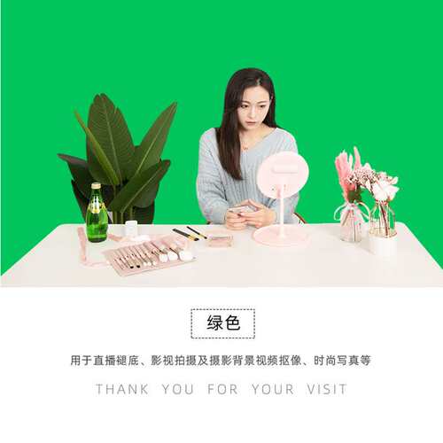 背景布 拍照3*6米纯棉全棉影楼户外抠像布拍人像 绿色摄影背景布