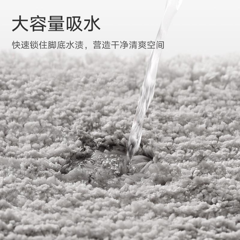 浴室地垫五星级酒店地巾厕所门口防滑踩脚垫卫生间加厚吸水洗手间