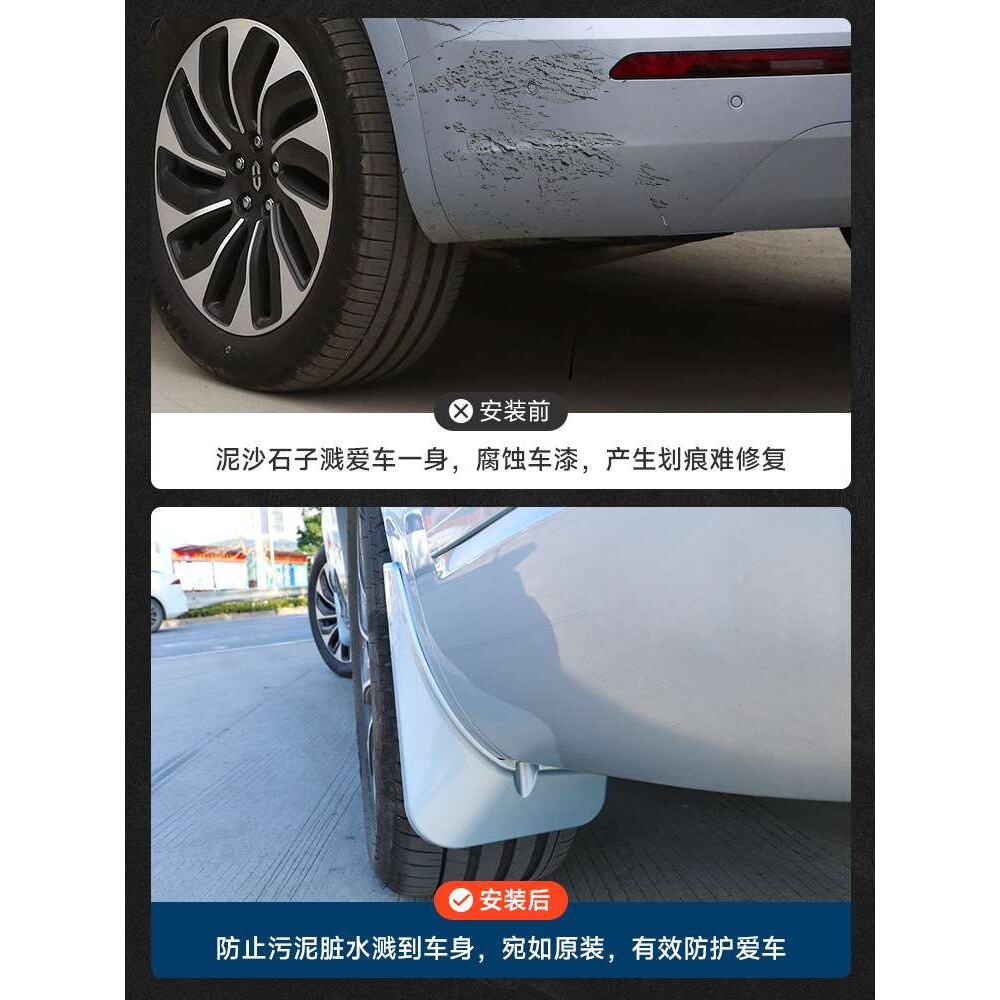 2024款新问界M7挡泥板专用改装升级防护后轮内衬外观汽车用品配