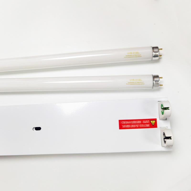 紫外线 老化灯试验灯管uva340 一拖二皮革油漆变黄变色20W 600MM