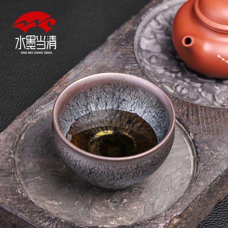建阳建盏杯主人杯单杯建窑品茗杯茶具大号茶杯油滴鹧鸪茶盏单个