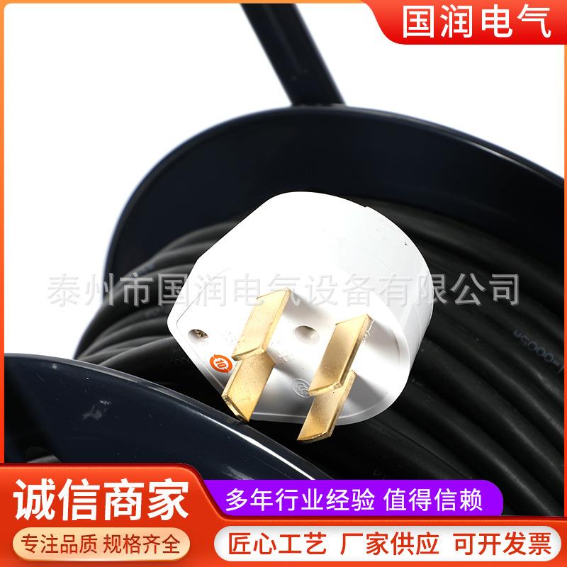 国润GN-805电缆盘绕线空盘收线三角架带轮电缆盘移动电缆卷线盘