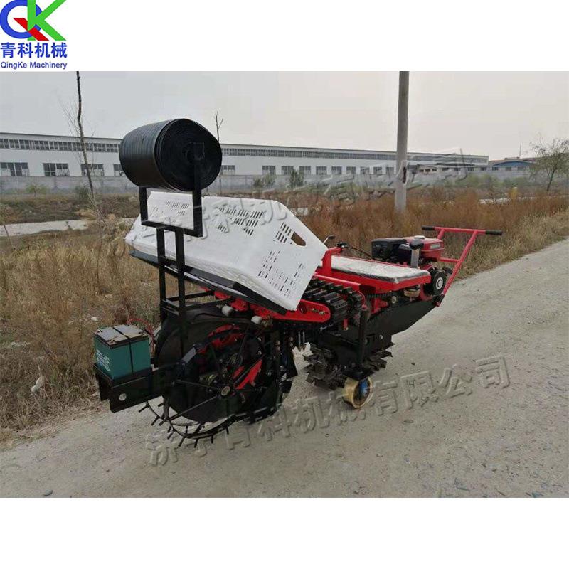 大葱移栽器 40力拖拉机带动葱苗种植机 乘坐式蔬菜秧苗栽种机