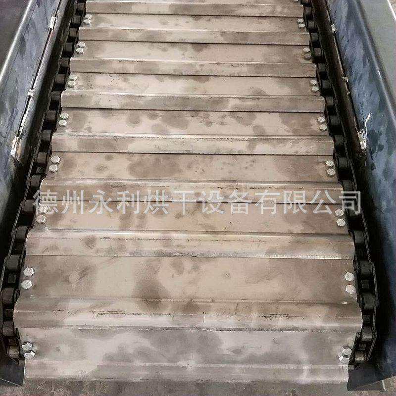 工业无缝链板输送机 适合体积较小的颗粒物料输送 鳞板输送机加工