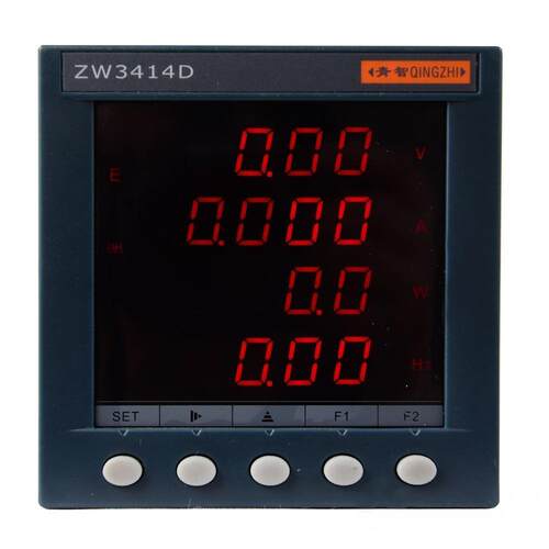 青岛青智ZW3414D单相综合电量表 多功能电表(45～65)Hz