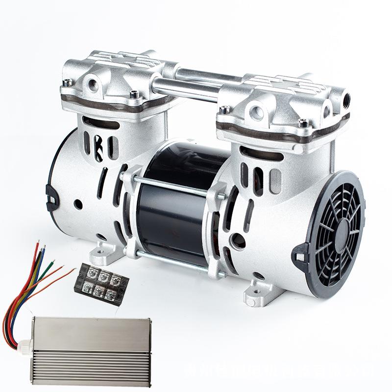 锦穗科技12V24V380W车载直流压缩机静音无油微型气泵小型空压机