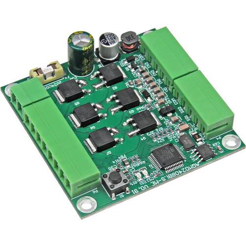艾思控AQMD2408BLS-MF 24V8A直流无刷电机驱动器 位置485/CAN FOC