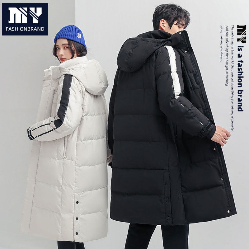 秋冬时尚潮牌工装羽绒服宽松保暖外套男女同款通勤百搭保暖上衣LY