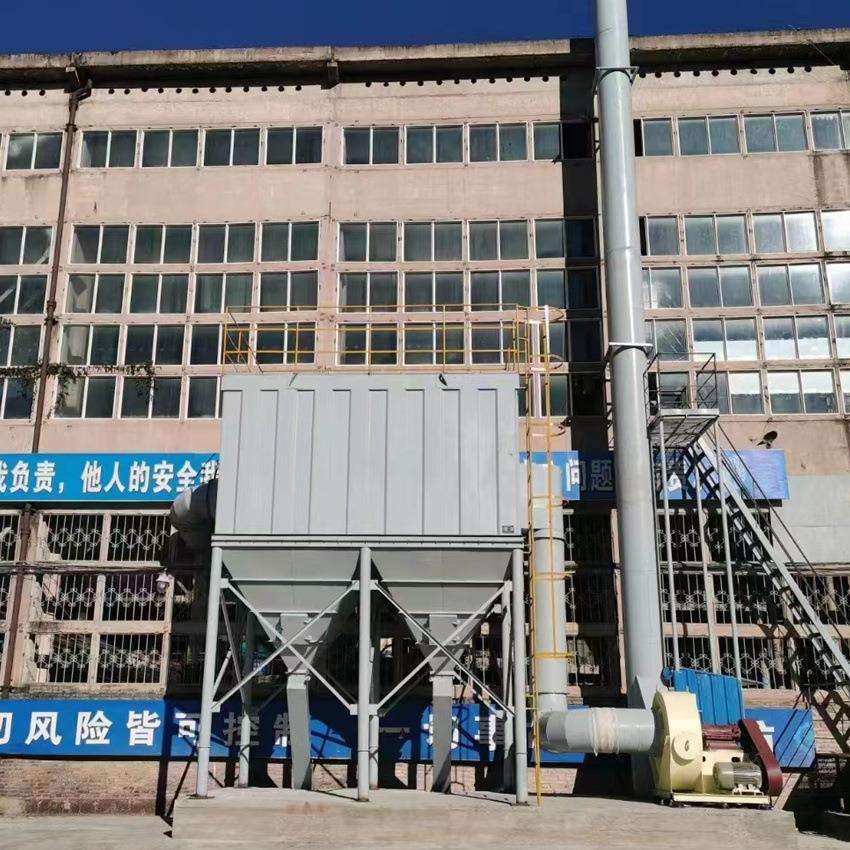 云南龙陵工业耐高温脉冲布袋除尘器 燃烧锅炉脱硫脱硝除尘改造