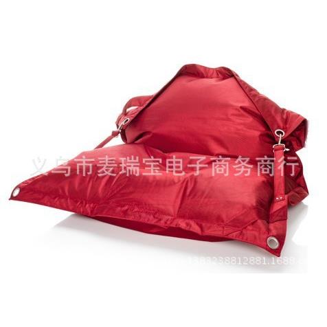 懒人沙发 花园卧室客厅创意小户型单人休闲沙发厂家直销 红色躺椅
