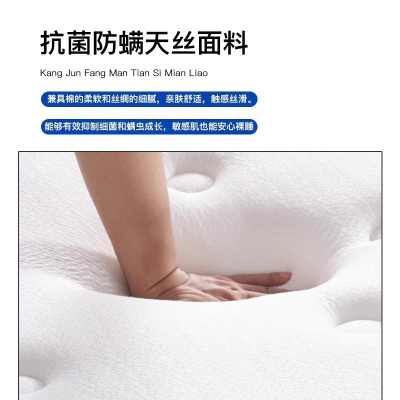 蓝思智造记忆棉乳胶弹簧床垫软垫垫子单人出租房护脊静音高弹力