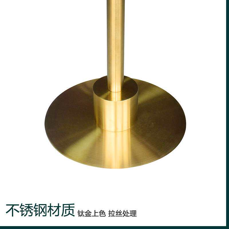 不锈钢钛金拉丝轻奢餐桌脚西餐厅咖啡馆桌子腿配件五金 工厂
