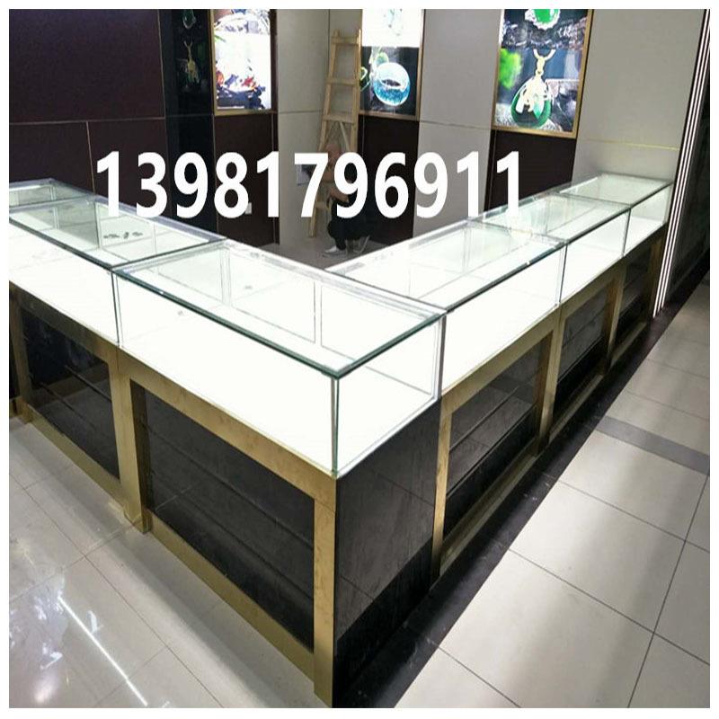 珠宝展柜银饰柜台玉器博物馆展示柜饰品柜首饰装修设计展示柜黄金