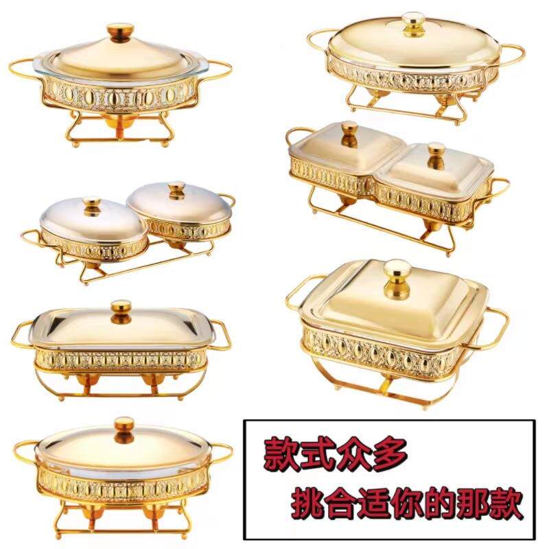 长方形玻璃保温酒精炉餐厅饭店用明炉鱼盘商用诸葛烤鱼炉家用鱼炉
