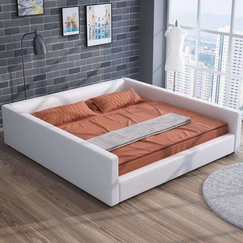 护栏家庭床加宽主卧落地式带组合床一家亲子四口亲子塌塌米二胎木