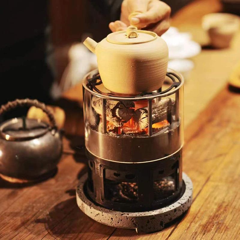 炉事可观炭火围炉煮茶炉家用室内烧水碳炉茶道配件烧烤炭炉小火炉