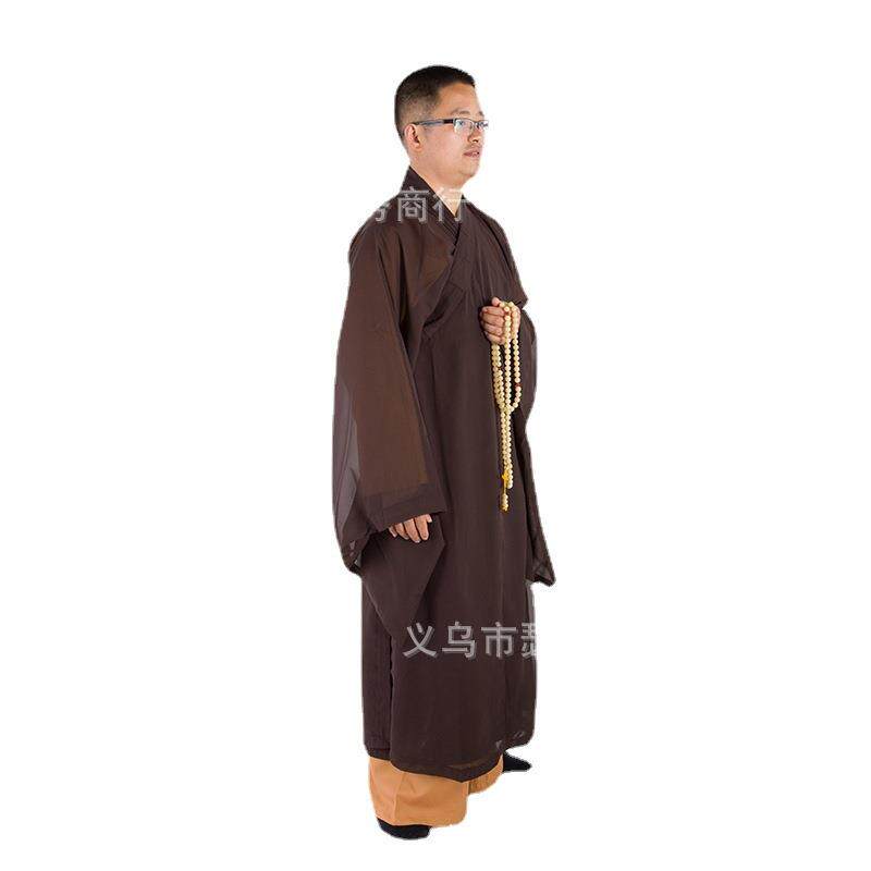 艺诚厂家直供金麒麟麻纱海青袈裟长褂短褂海清居士服僧服