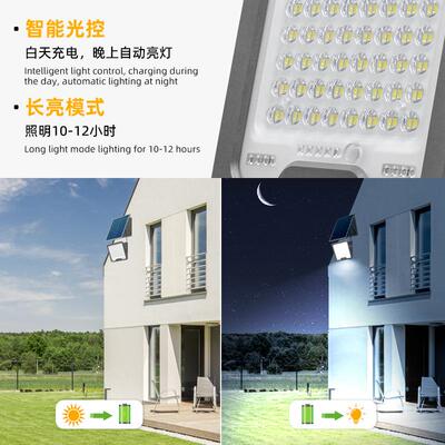 Solar floodlight新款户外防水太阳能投光灯家用乡村太阳能庭院灯