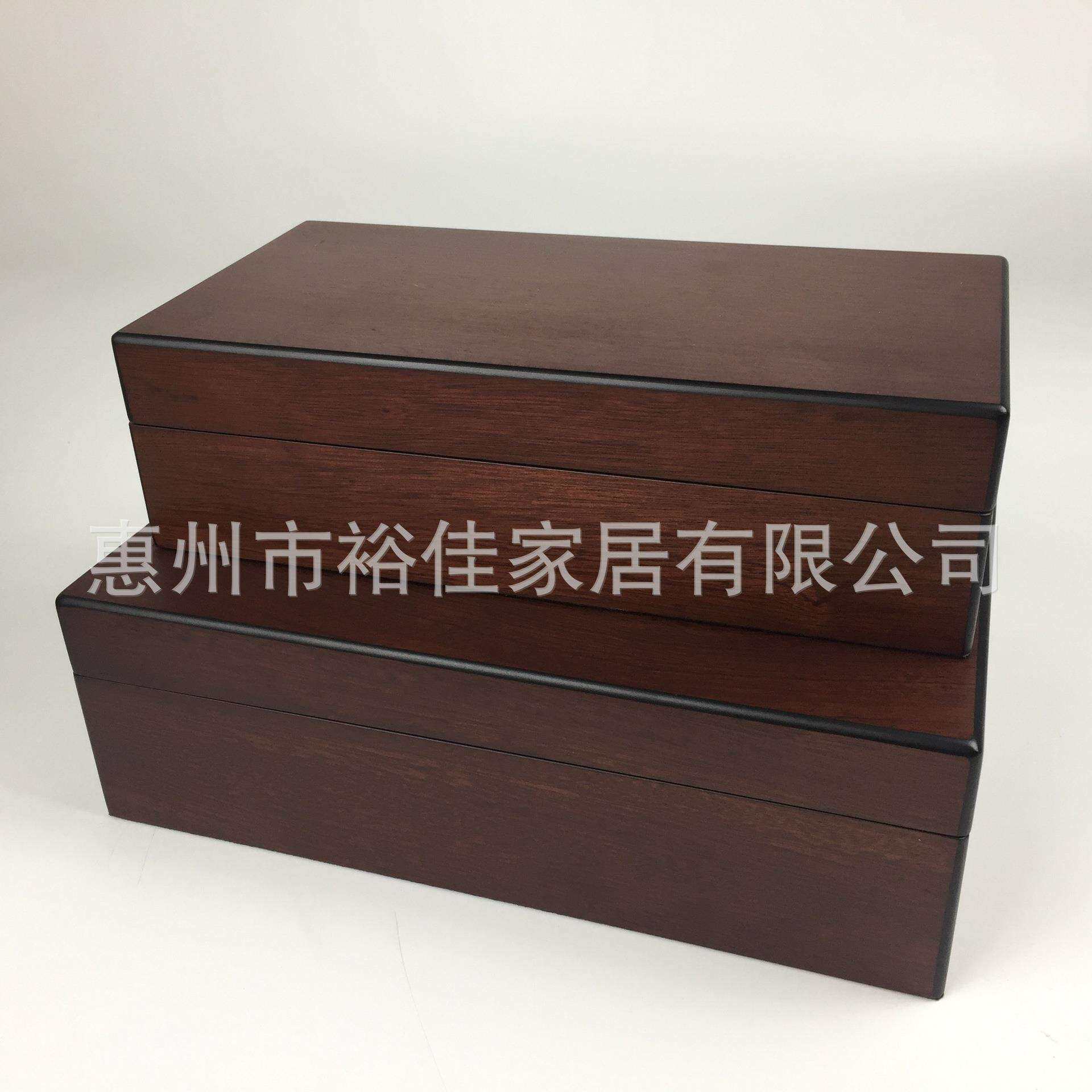 厂家供应新中式摆件样板间简约家居装饰首饰盒摆饰木纹收纳盒