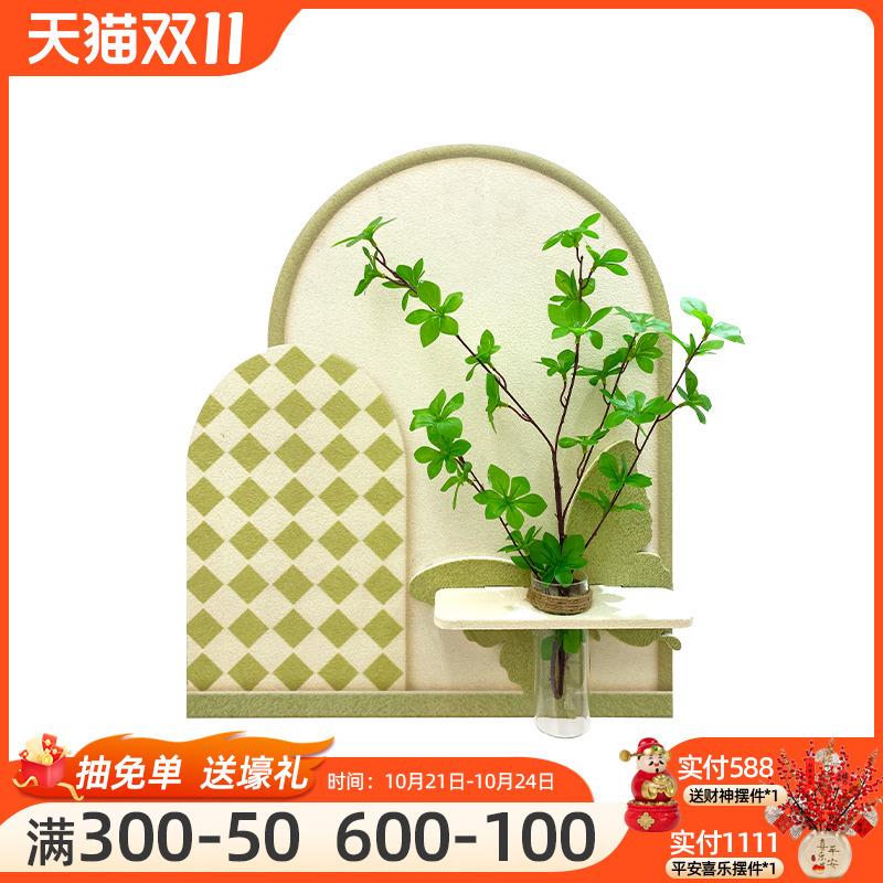 餐厅装饰画奶油风带花瓶墙上壁画可水培植物鲜花创意挂画饭厅墙画