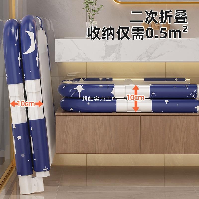 加厚款折叠浴桶家用大人泡澡全身沐浴桶浴缸洗澡泡澡桶盆