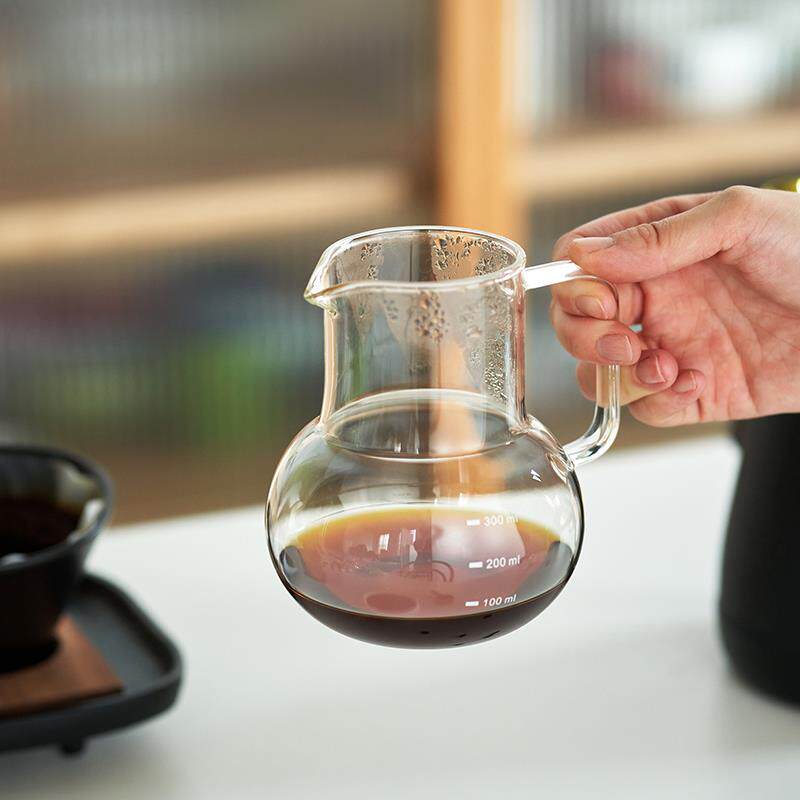 肆月手冲咖啡分享壶手冲壶陶瓷滤杯器具套装冲泡工具玻璃滴漏壶