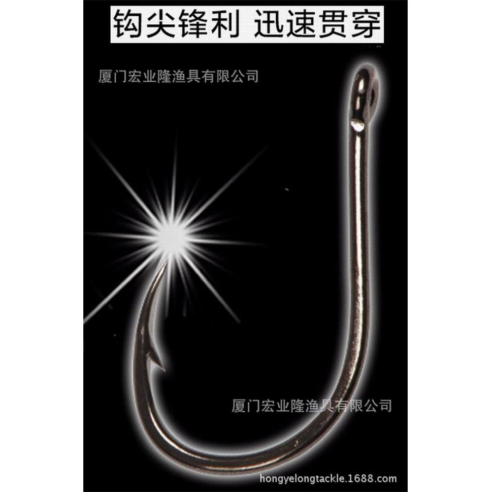 加硬材料海钓散装 管付千又鱼钩 带圈鱼钩厂家
