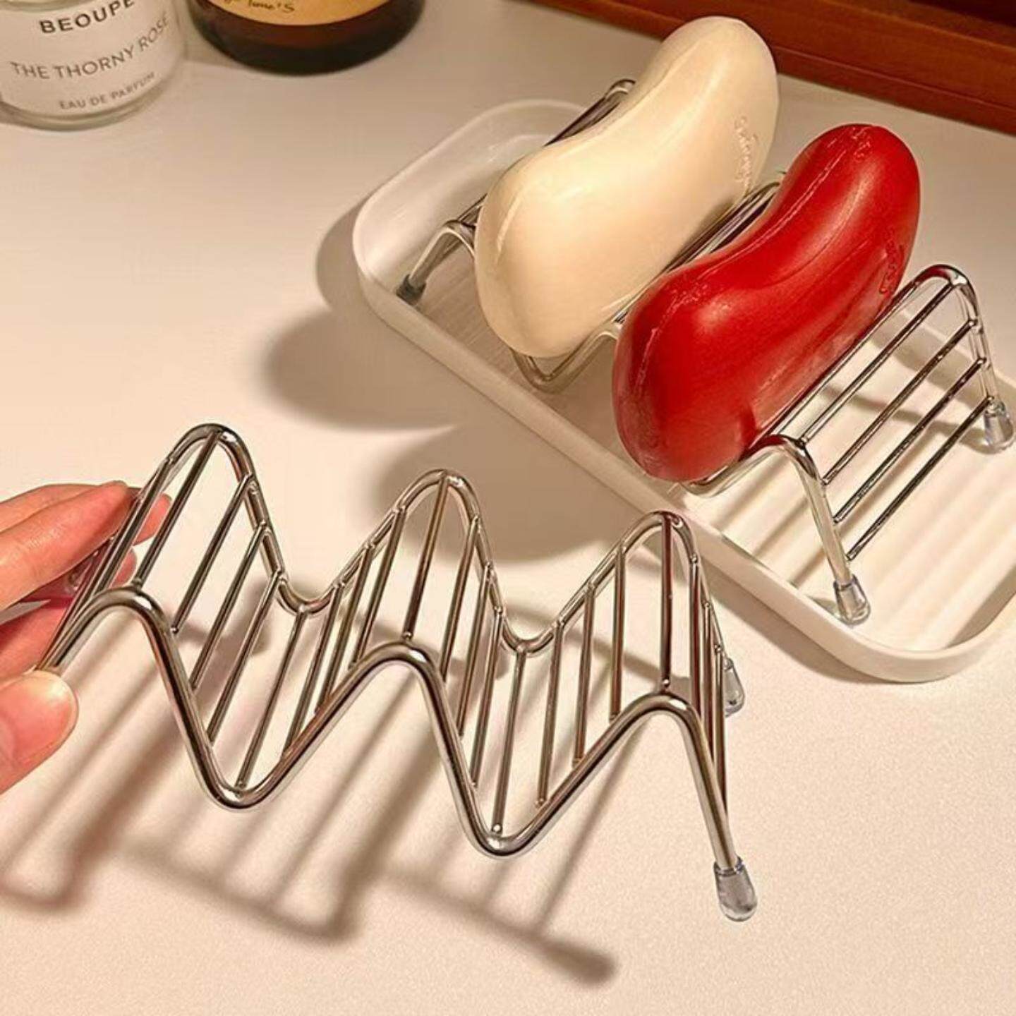 不锈钢香皂盒肥皂盒肥皂收纳沥水创意家用置物架卫生间浴室