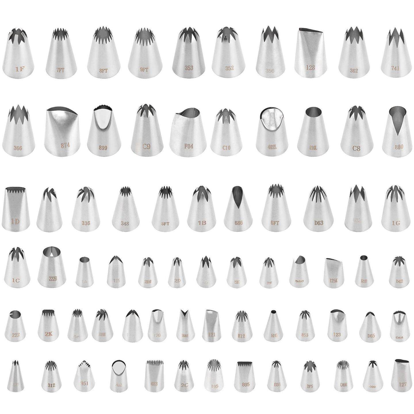 现货304缝裱花嘴25/30/35口径不锈钢蛋糕工具烘焙厨房用品