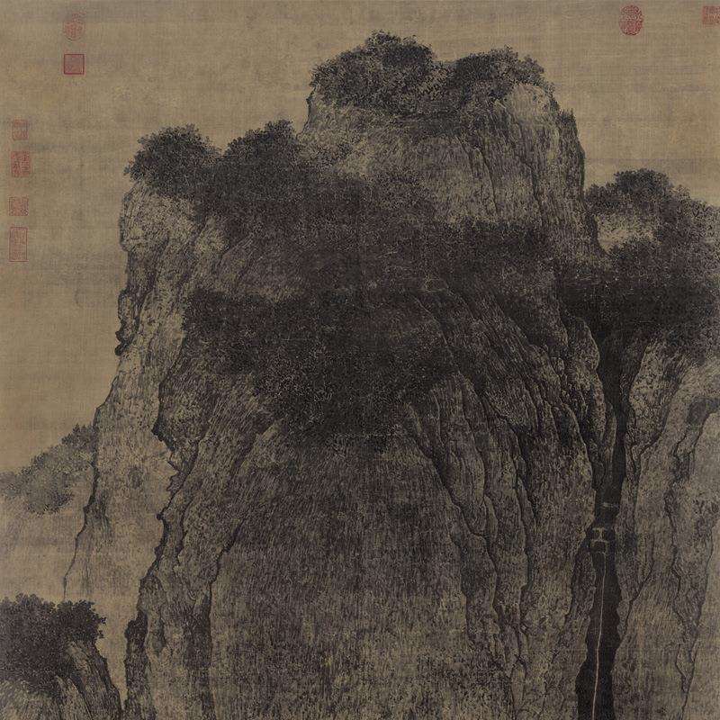 厂家直供艺术微喷家居客厅书房装饰画范宽名人字画山水画心