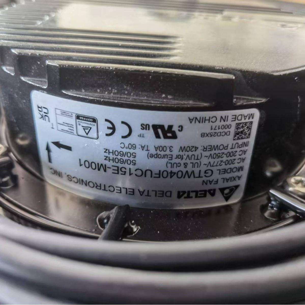 原装台达 DELTA GTW040FUC15E-M001 变压器散热 EC 220v 轴流风机