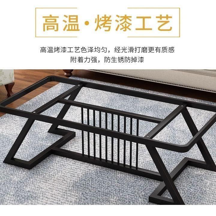 茶几简约现代大理石纹路钢化玻璃面小户型客厅创意商用个性小桌子