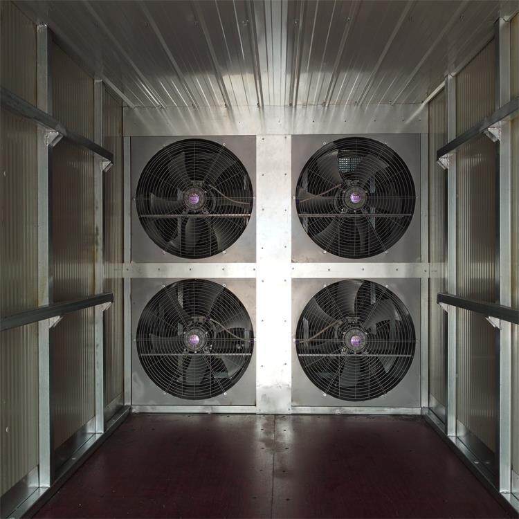 大型箱式高温热泵烘干房 烘干温度60度 用于工业品烘干 节能改造