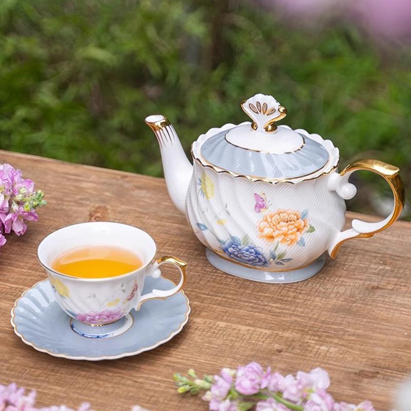 英式下午茶具套装欧式骨瓷咖啡杯碟花茶壶高档精致陶瓷家用送礼