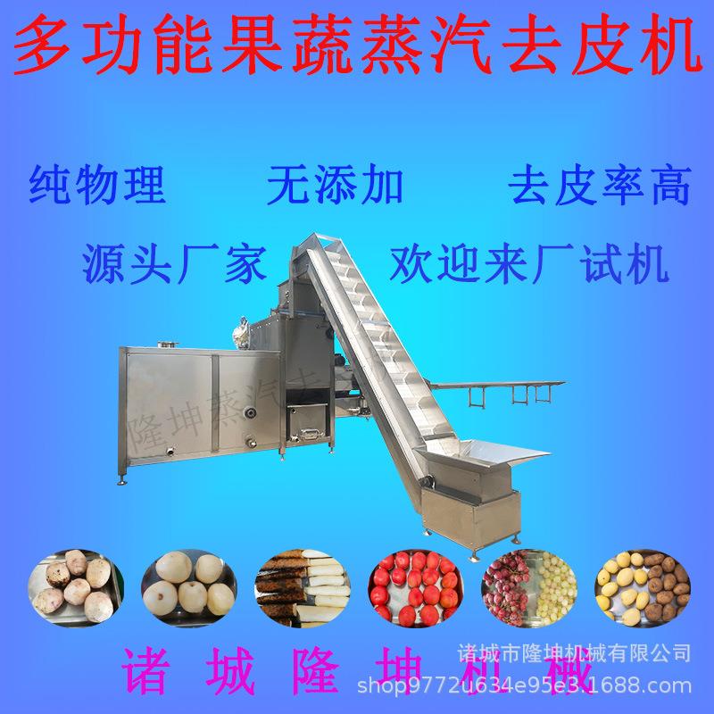 全自动大小土豆去皮机 多功能黄桃葡萄剥皮机 大型商用红薯脱皮机