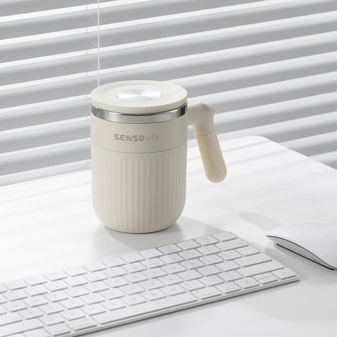 SENSO几简茶水分离杯桌面泡茶杯易清洗超大茶网450ml