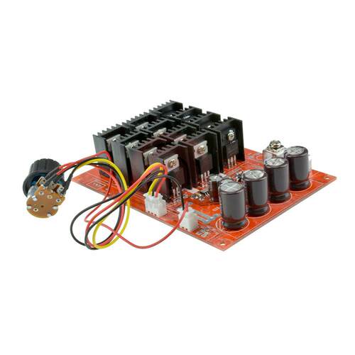 60A 3000W电机调速板 直流12V24V48V 9-50V直流电机调速器带开关