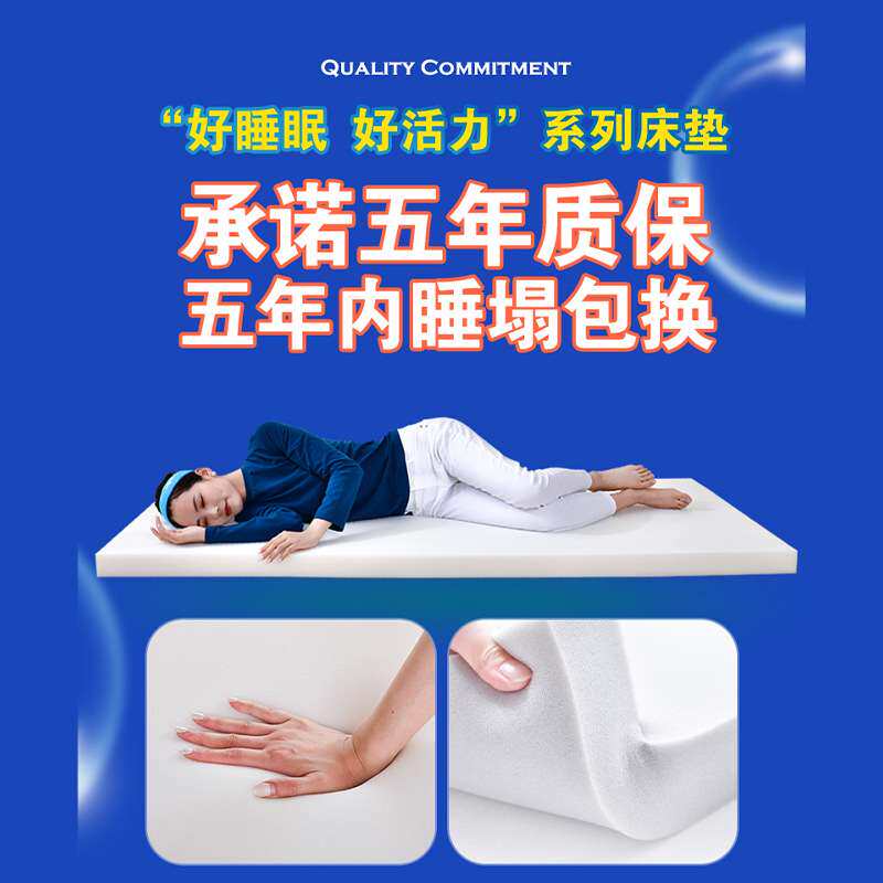 学生床垫宿舍90x190cm租房专用单人上下铺加厚可折叠记忆棉软垫子