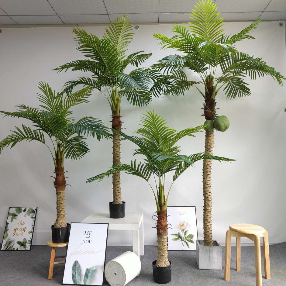 玫蕊北欧造景仿真葵树天竺葵假绿植盆栽室内家居散尾葵树凤尾葵批