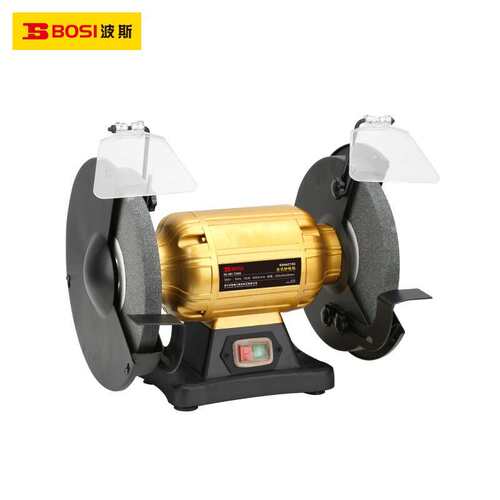 波斯纯铜电机550W单相220V重型台式砂轮机BS662703 BS-MD-T200