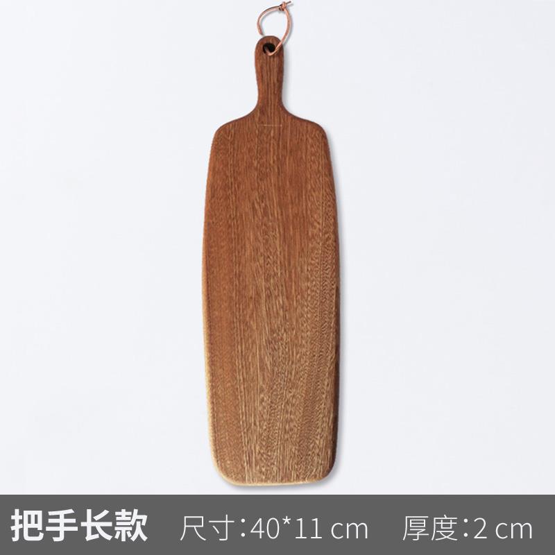 实木切菜板砧板儿童辅食板乌檀木切水果板木质披萨板家用案板托盘图片