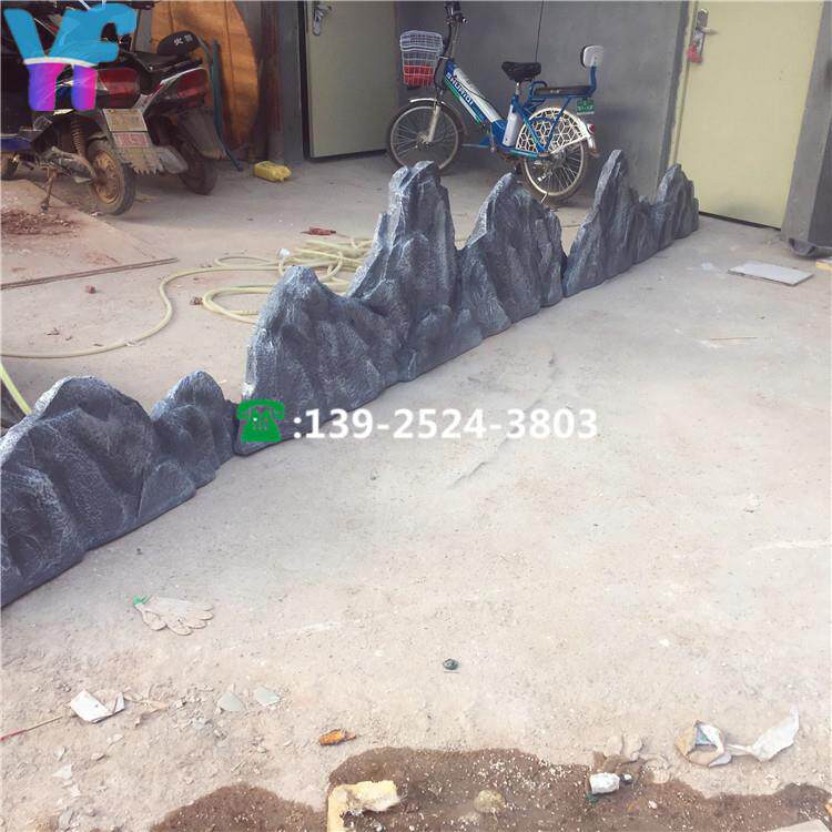 玻璃钢假山模型仿真石头山雕塑大型园林景观中式风格雕塑